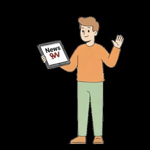 Daniel hält neuen Blog-Artikel und grüßt